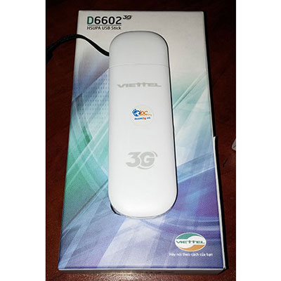 USB Dcom 3G Viettel D6602 chạy đa mạng, giá rẻ