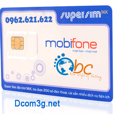 Sim 3G Mobifone Fast Connect DATA khủng 108Gb
