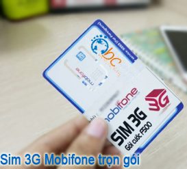 Sim 3G Mobifone trọn gói 12 tháng giá rẻ