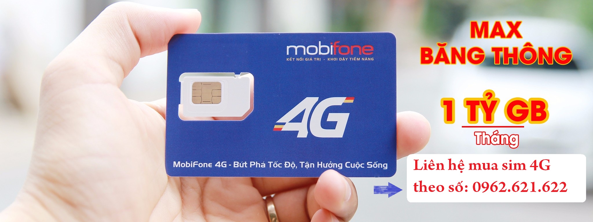 Sim 3G Mobifone tỷ GB không giới hạn dung lượng tốc độ cao